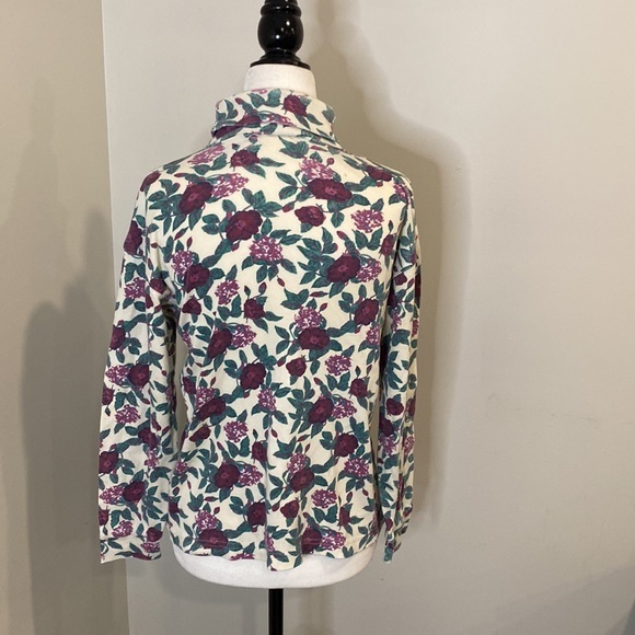 Vintage‎ Floral Turtleneck - Picture 3 of 4